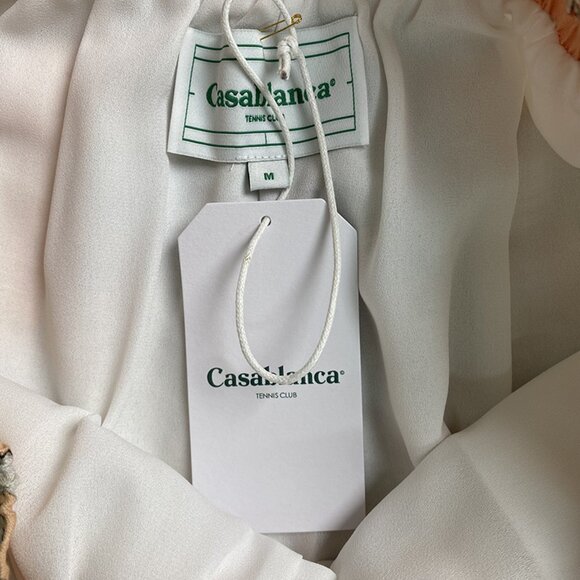 Casablanca Vase Linen Shorts - Picture 3 of 8